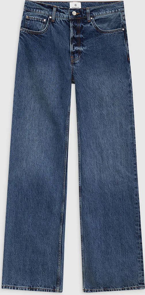 anine bing - jeans - dark indigo - hugh jean
