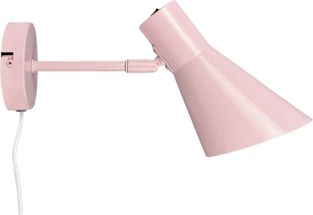 Dyberg Larsen DL12 vegglampe, rosa