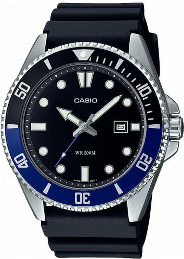 Casio herreur MDV-107-1A2VEF - sort, analogt kvartsur
