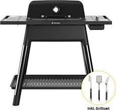 force gasgrill gen iii sort - inkl. grillsæt