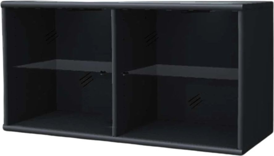 Mistral glasskab, modul: 043 - Sortbejdset
