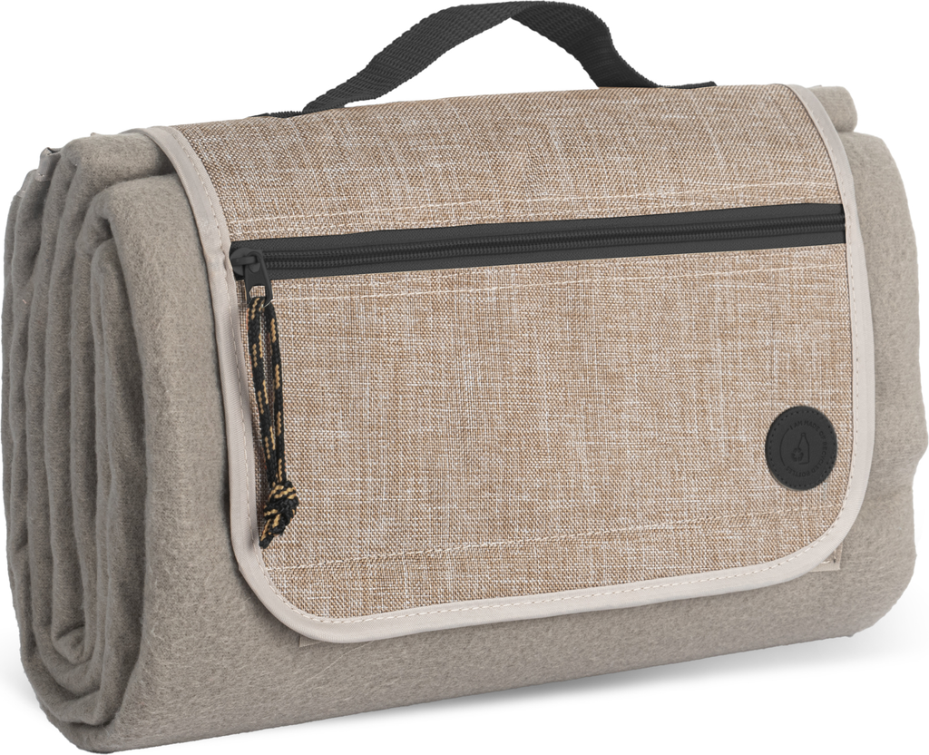 Sagaform City Picnictæppe 130x170 cm Beige Tæppe Beige (170x)