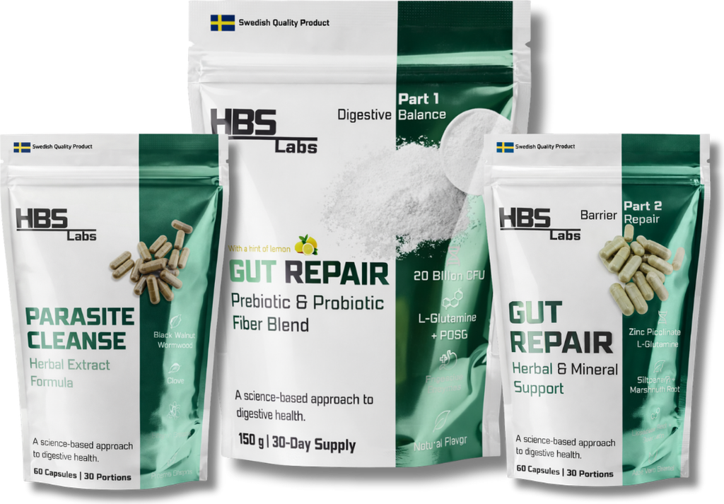 gut repair + parasite cleanse