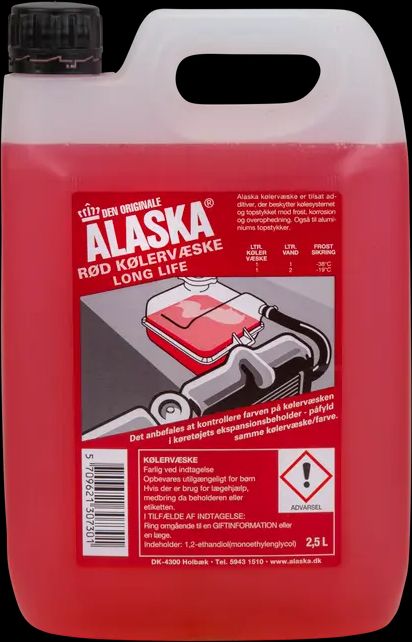 kølervæske rød 2,5 l