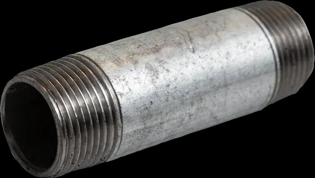nippelrør 1/2'' - galvaniseret