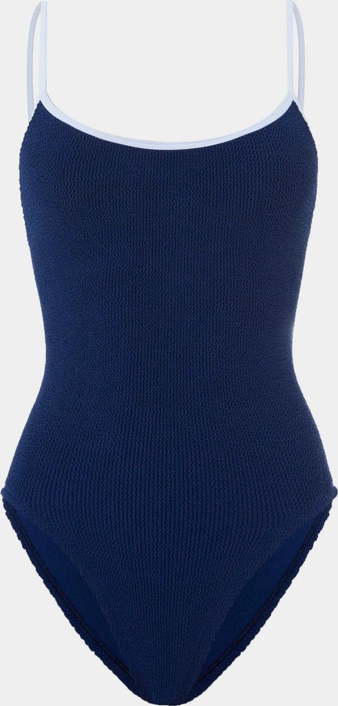 pamela swim contrast - navy/white