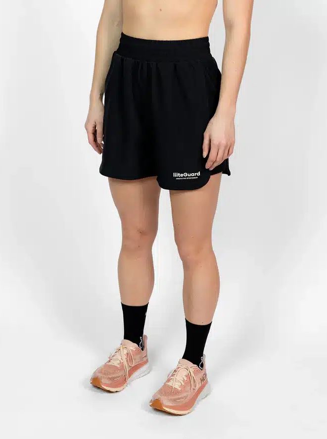 RE-LIITE HIGH WAIST SHORTS (WOMEN) - Black