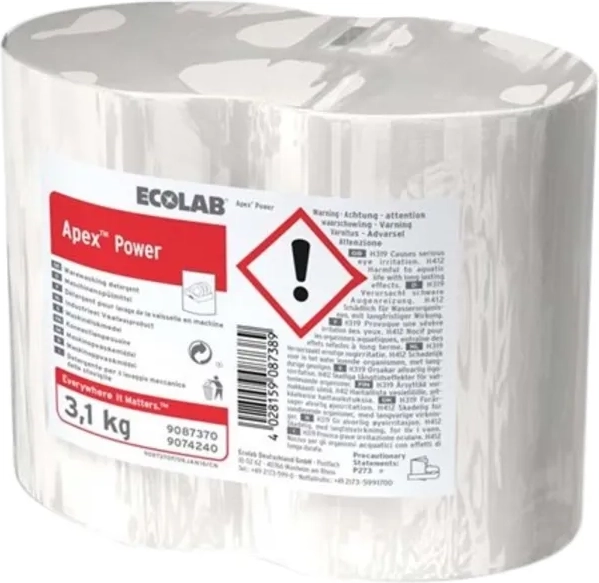 Ecolab Maskinopvask Med Klor 3.1 kg 4 stk
