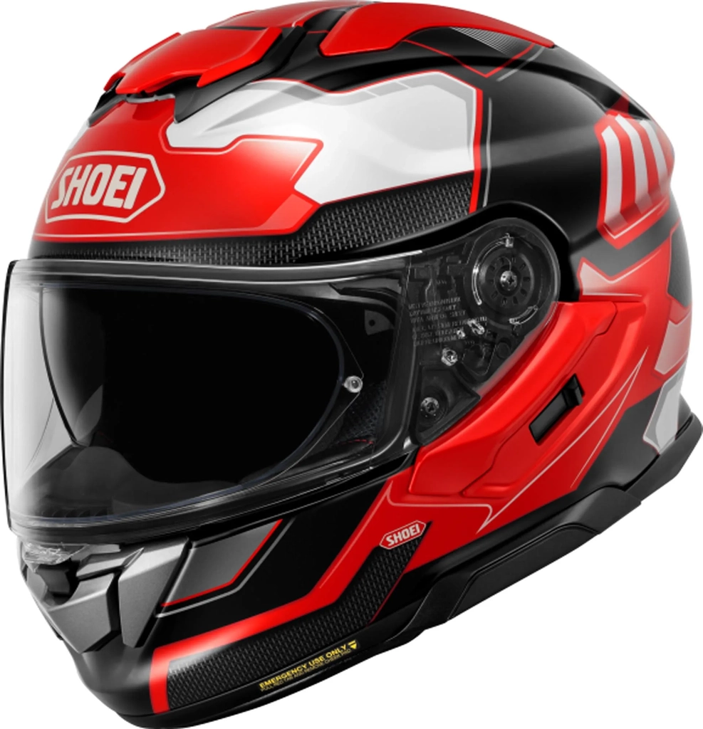 Shoei GT-Air 3 Agility Integralhjelm - Sort/Grå/Rød Unisex