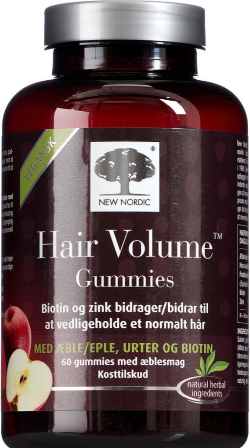 New Nordic Hair Volume Gummies 60 Vingummi 60 stk
