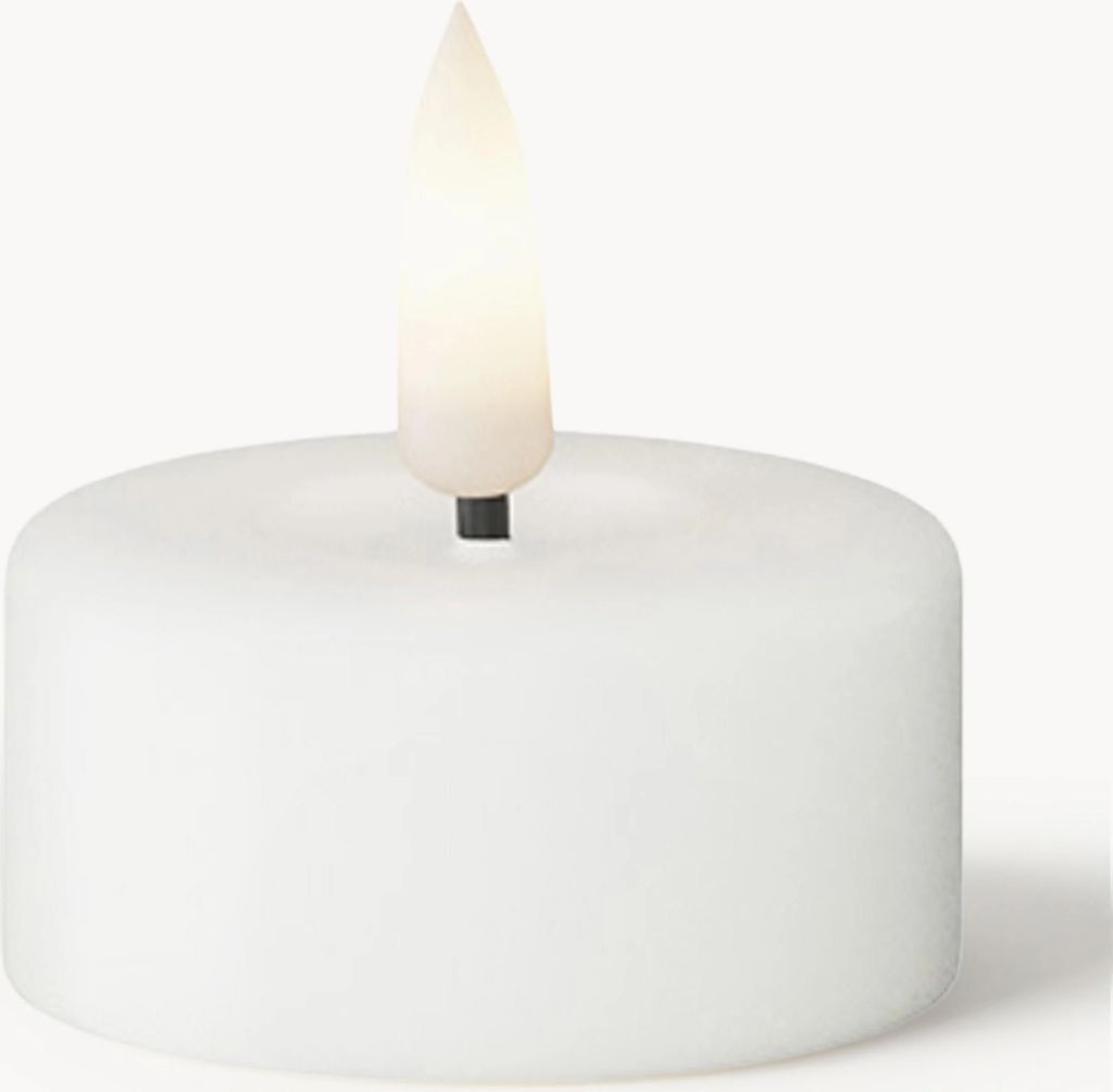 Handgjorda LED-Värmeljus Real Flame, 4st
