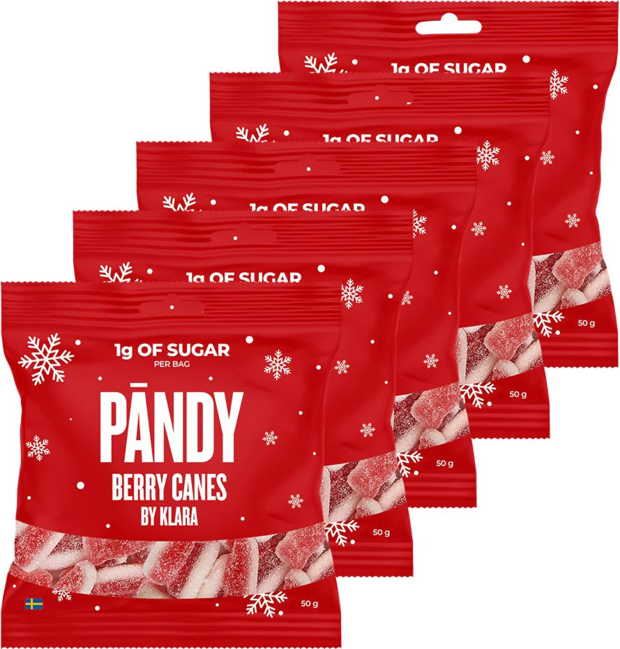 pandy candy - berry canes (6x50g)