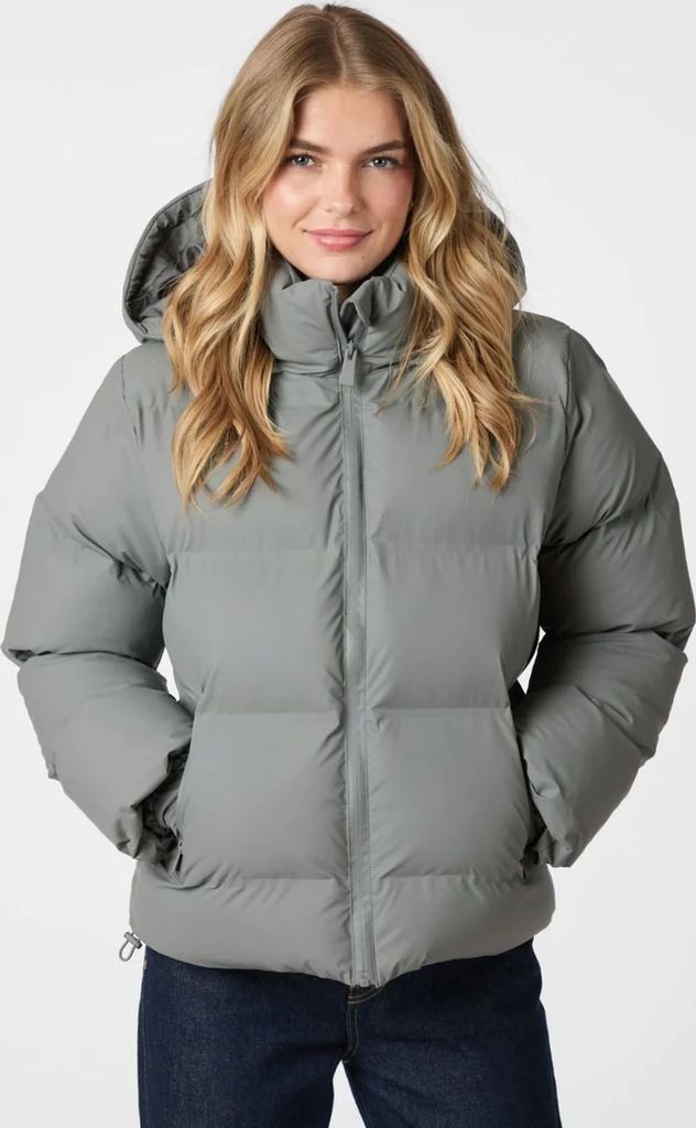 neo noir jakke - fox puffer - grey