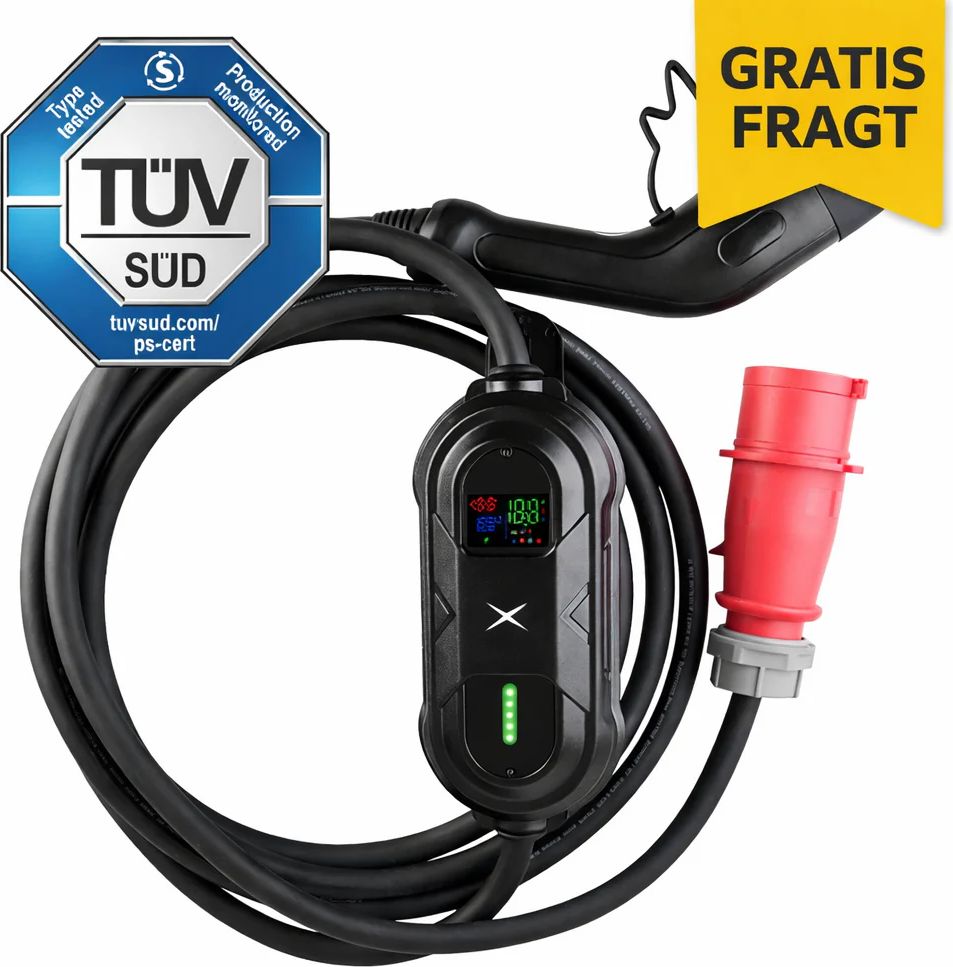 avant transportabel lader elbil 11kw/16a cee stik 7m