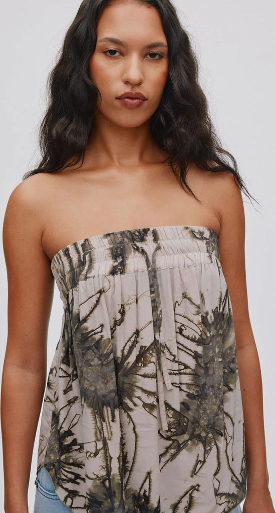 paris sea urchin top - grey combo