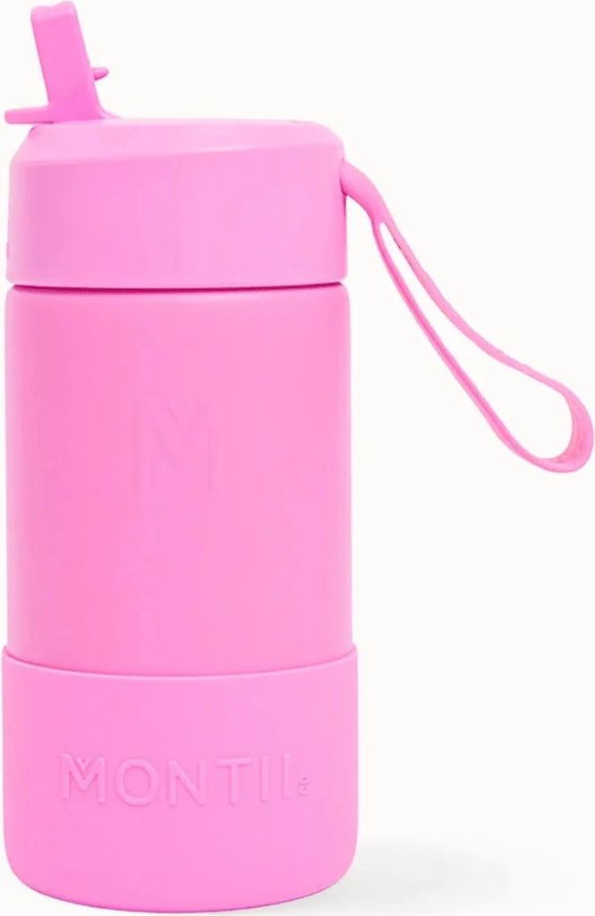 montii fusion 350 ml sipper drikkeflaske - floss roze