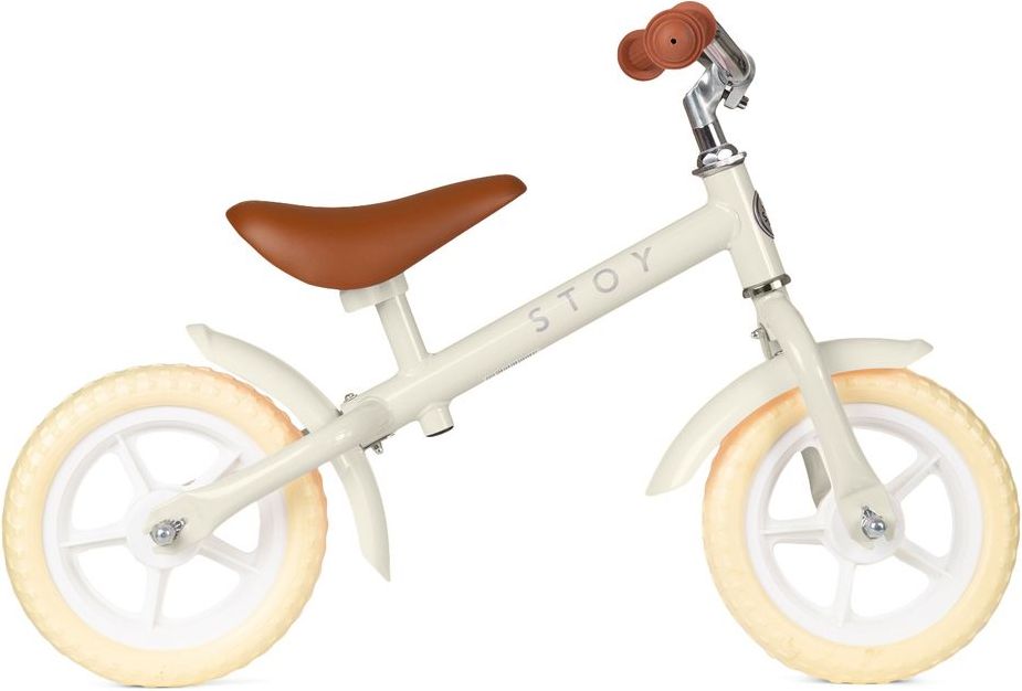 10" vintage springcykel beige