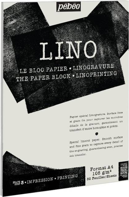 Pebeo Lino Paper Block A4 30 Ark