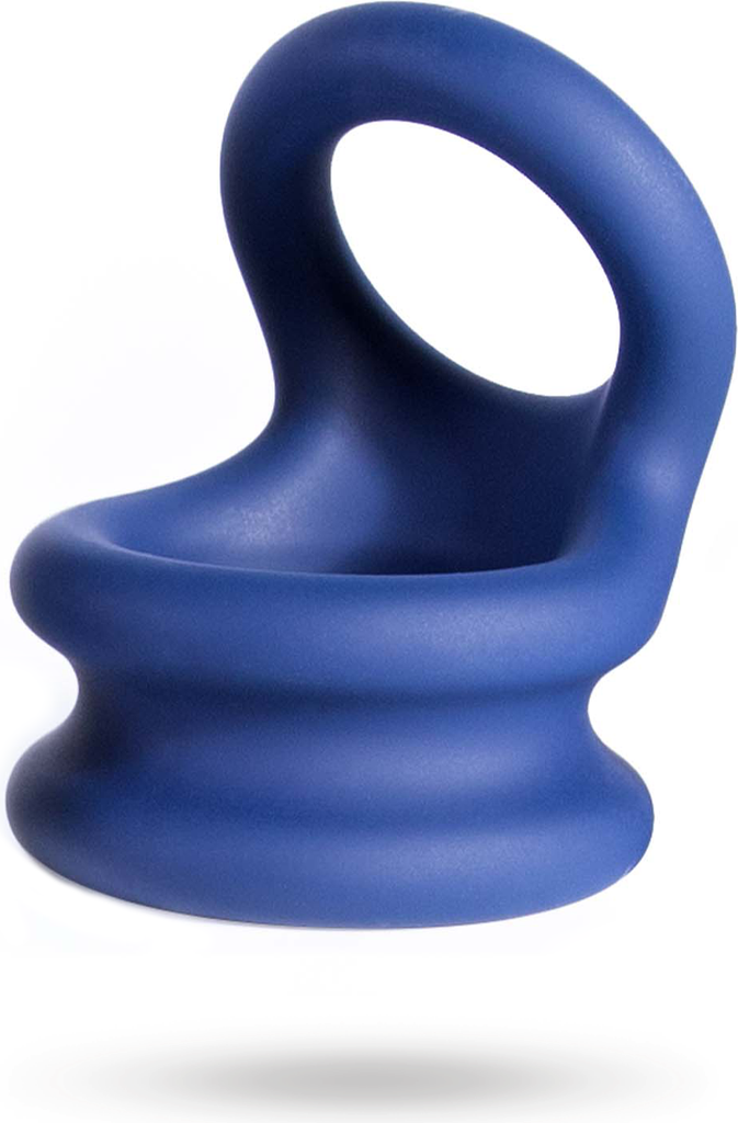 Macho Armour Silicone Cock Ring Blue