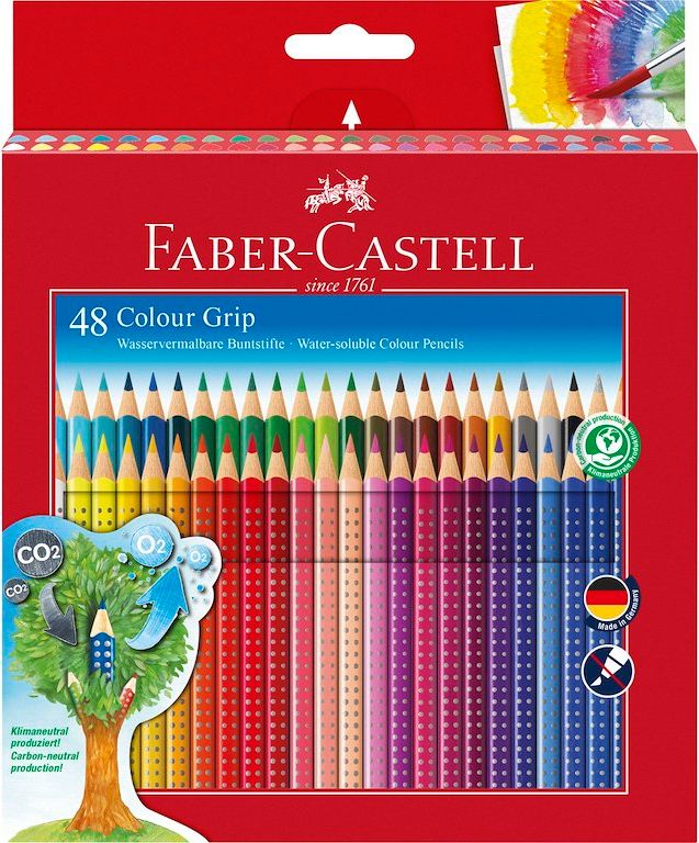 Farveblyant Faber Castell Grip 2001 48 ass.