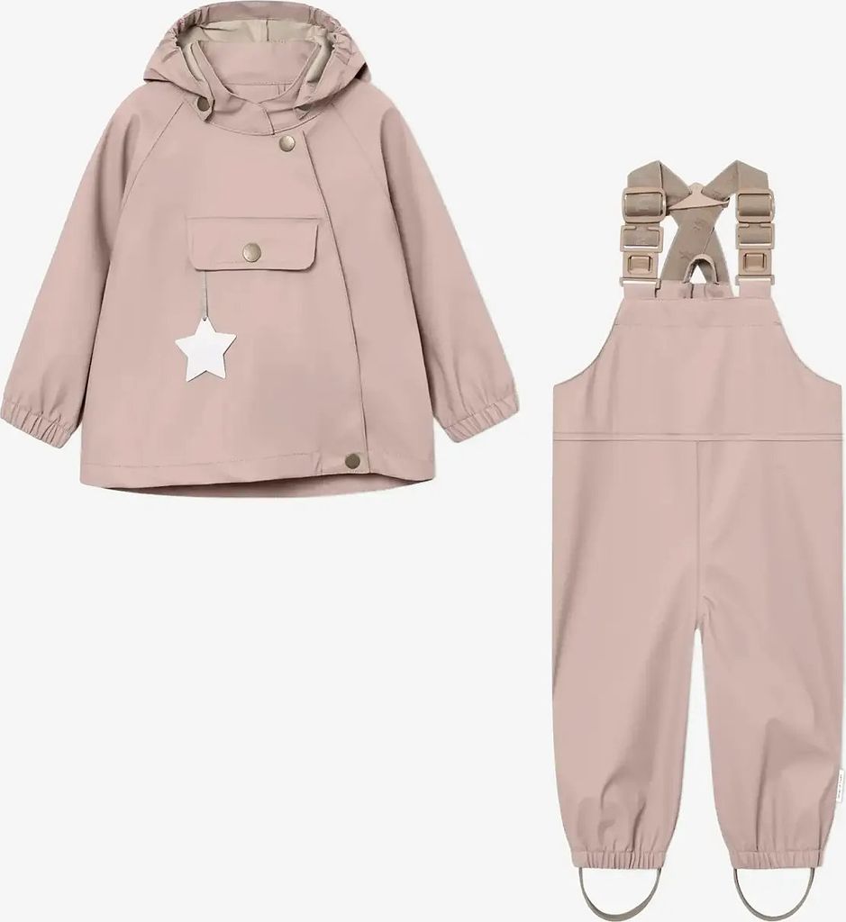 Mini A Ture Matwainis Rain Set Grs - Beige
