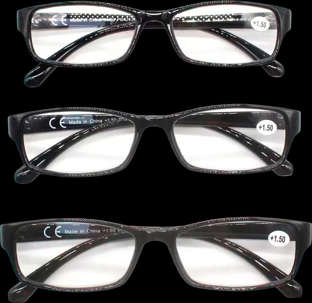 læsebrille 3-pak medium glas