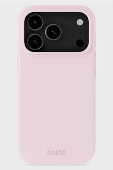 holdit iphone 17 pro max soft touch silikone mobil cover - pale pink
