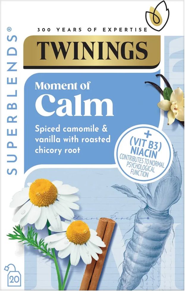 Twinings Superblends Calm with Spiced Camomile and Vanilla 20 per pack