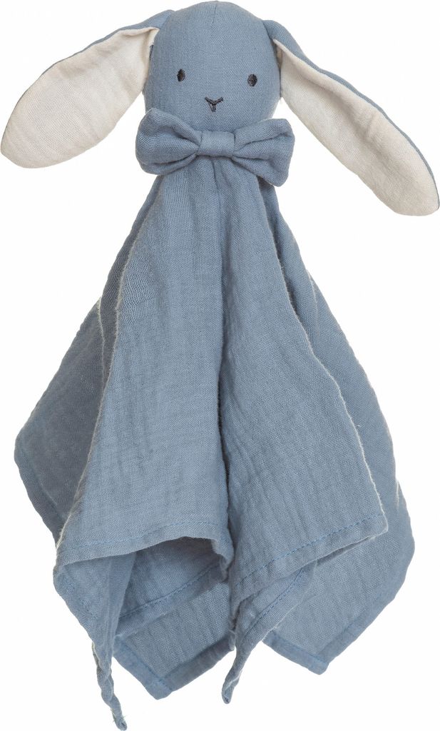 Diinglisar, snuttefilt, kanin, Muslin rosa
