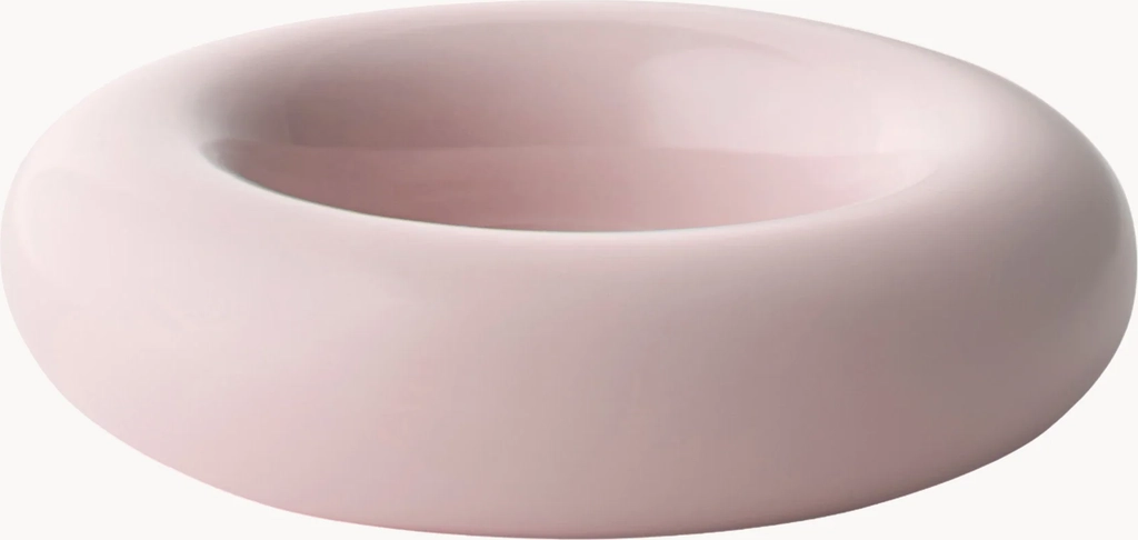 bob candle holder, large, rose