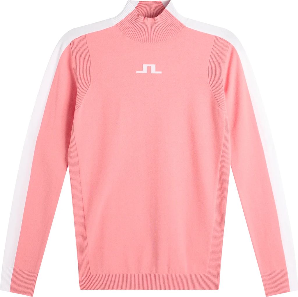 J.Lindeberg Adia Knitted Sweater Golf - Pink