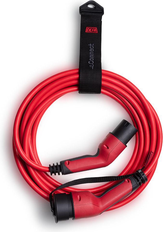 DEFA eConnect ladekabel MODE3 T2, 5m, 3-faset 32A