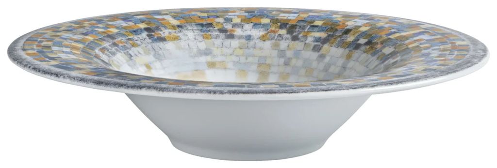pastatallerken terra mosaic rund