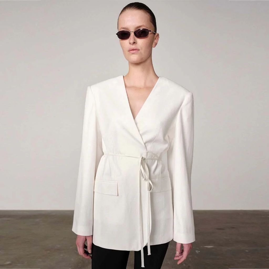 herskind indiana oversized blazer - hvid
