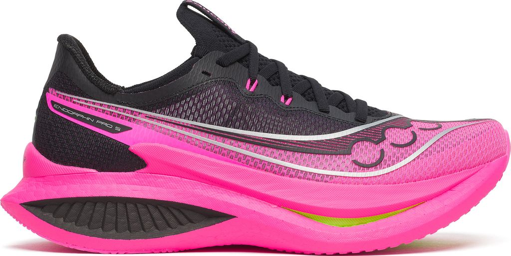 Saucony Endorphin Pro 5 Pink Herre Løbesko - Black/Shock