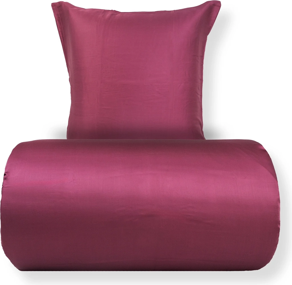 Bambus sengetøj 140x220 cm - 100% bambus - Bordeaux