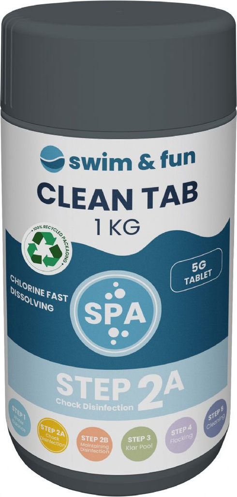 Swim & Fun - Spa CleanTab 5 g, 1 kg