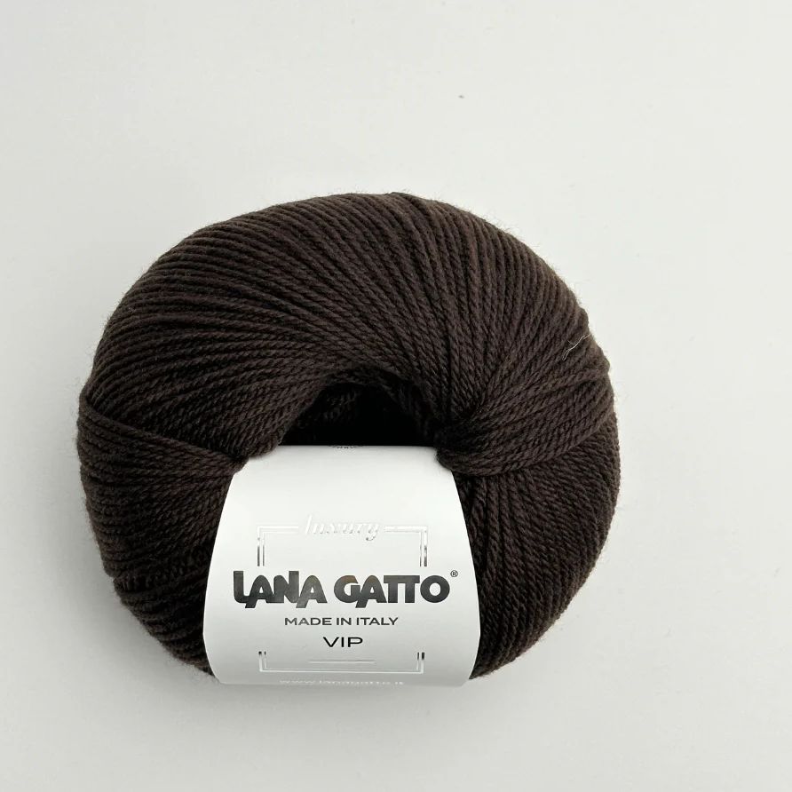 VIP - Cashmere/Merino - Black Coffee - 19053
