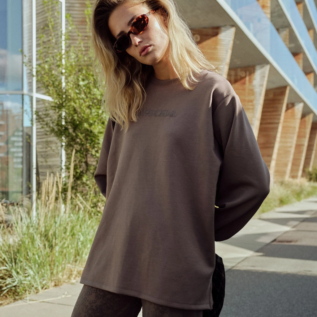hype the detail - sweatshirt brown