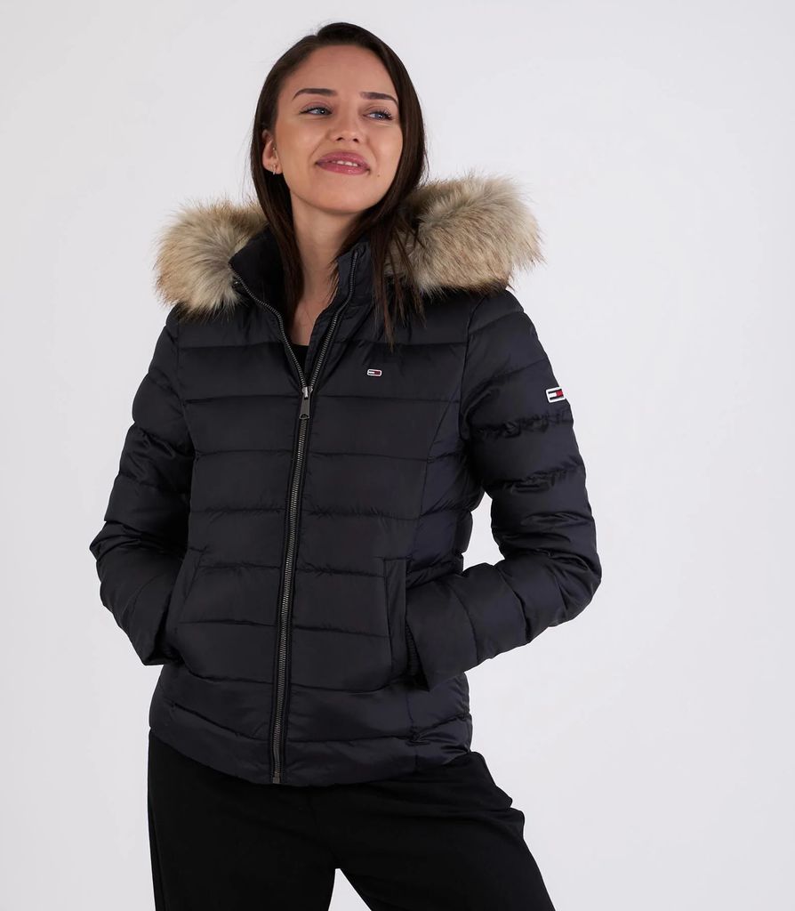 hooded down jacket – kings queens