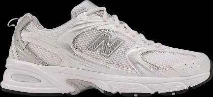 New Balance 530 - White/Silver Metallic