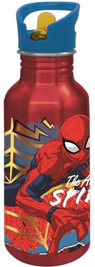 Marvel Spider-Man Aluminium Drinking Bottle Sipper 545&nbsp;ml