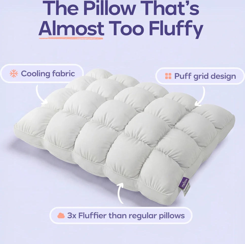 mellow puff pillow