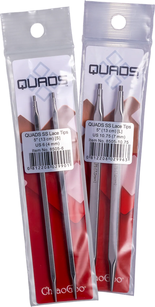 auswechselbare nadelspitzen quads lace