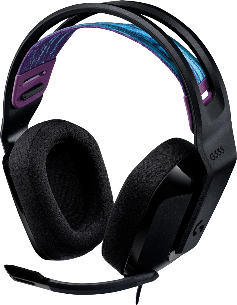 logitech g335 gamingheadset (svart)
