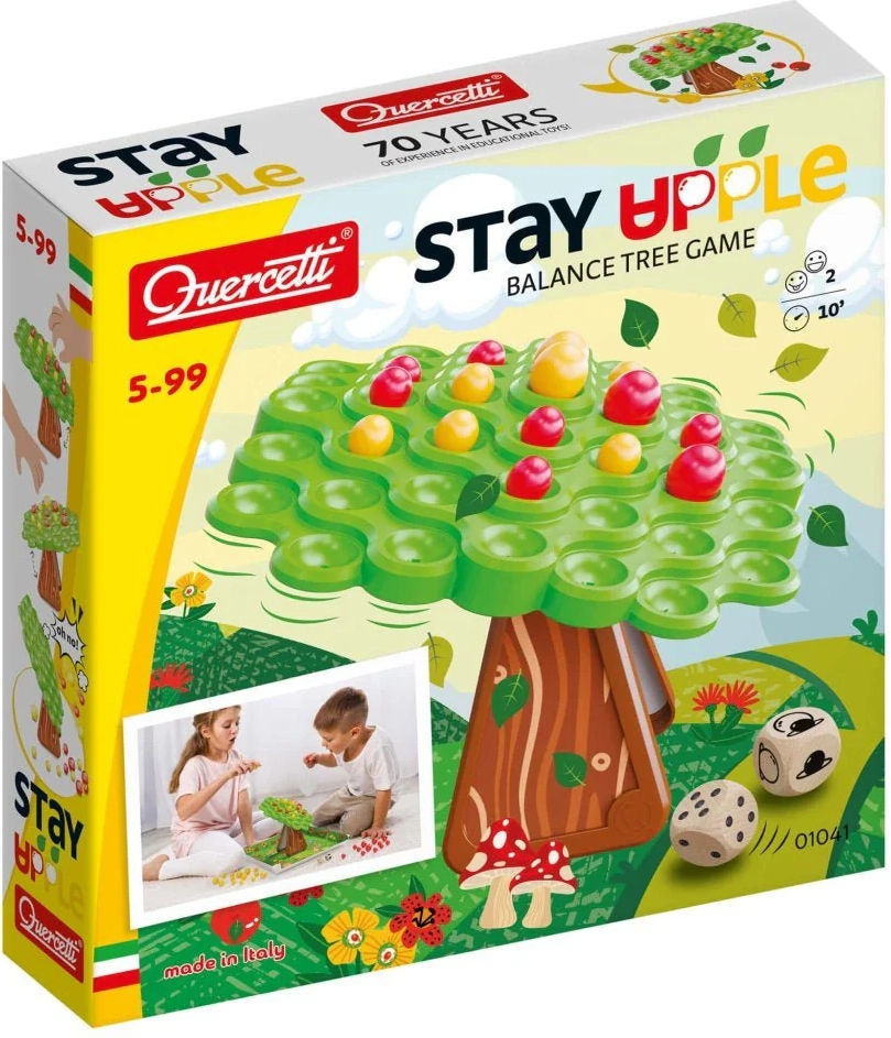 Quercetti Stay Apple! Balance Tree Game