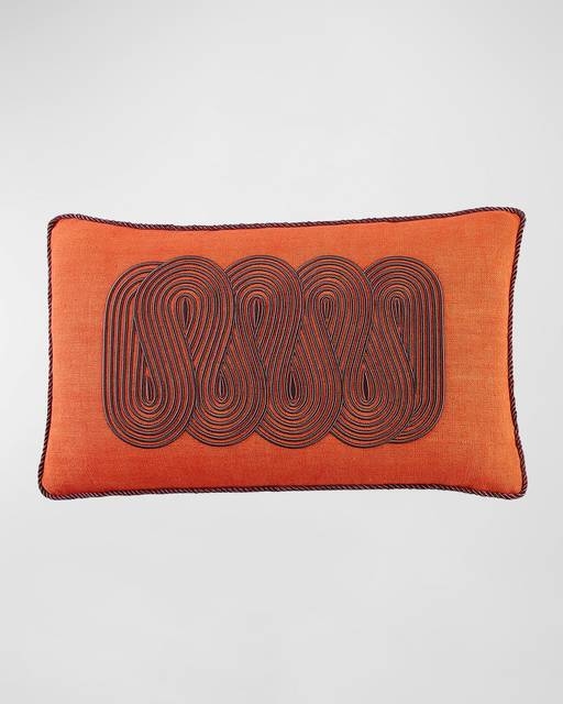 Jonathan Adler Dekorativ Pude Pompidou Linned Komplet pyntepude (40.64x40.64cm)