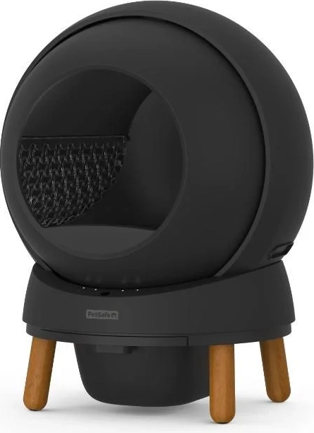 petsafe - ecom smartspin auto catlitter box robot - 53 x 49 x 47cm - black