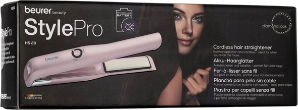 Beurer HS 20 Cordless Hair Straightener