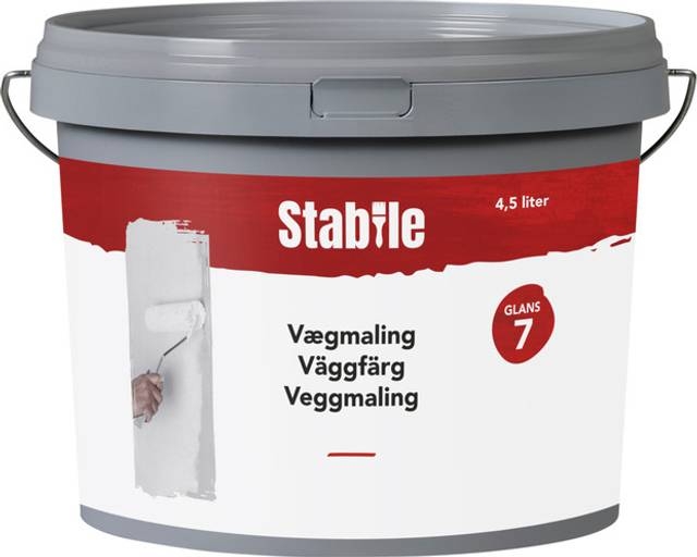 Stabile Väggfärg Vit 4.5 L 4.5L